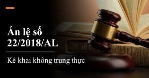 Án lệ số 22/2018/AL