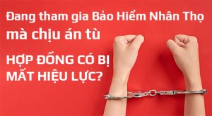 hợp đồng bảo hiểm nhân thọ có bị mất hiệu lực khi khách hàng đi tù